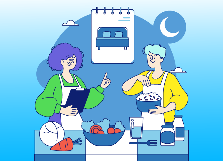 διατροφή και ύπνος: πώς οι διατροφικές συνήθειες επηρεάζουν την ποιότητα του ύπνου και τη συνολική υγεία